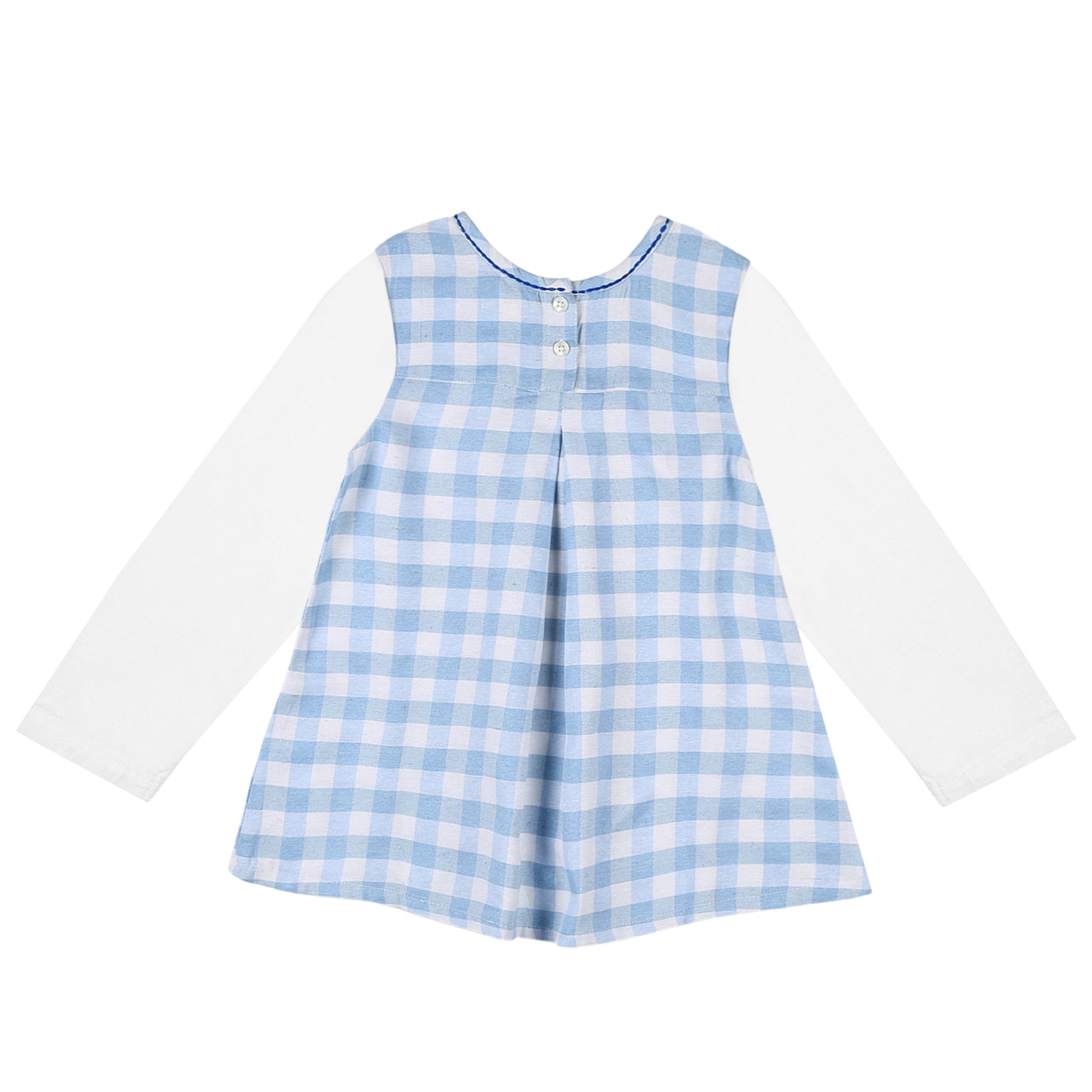 Shoppertree Light Blue Checkered dress