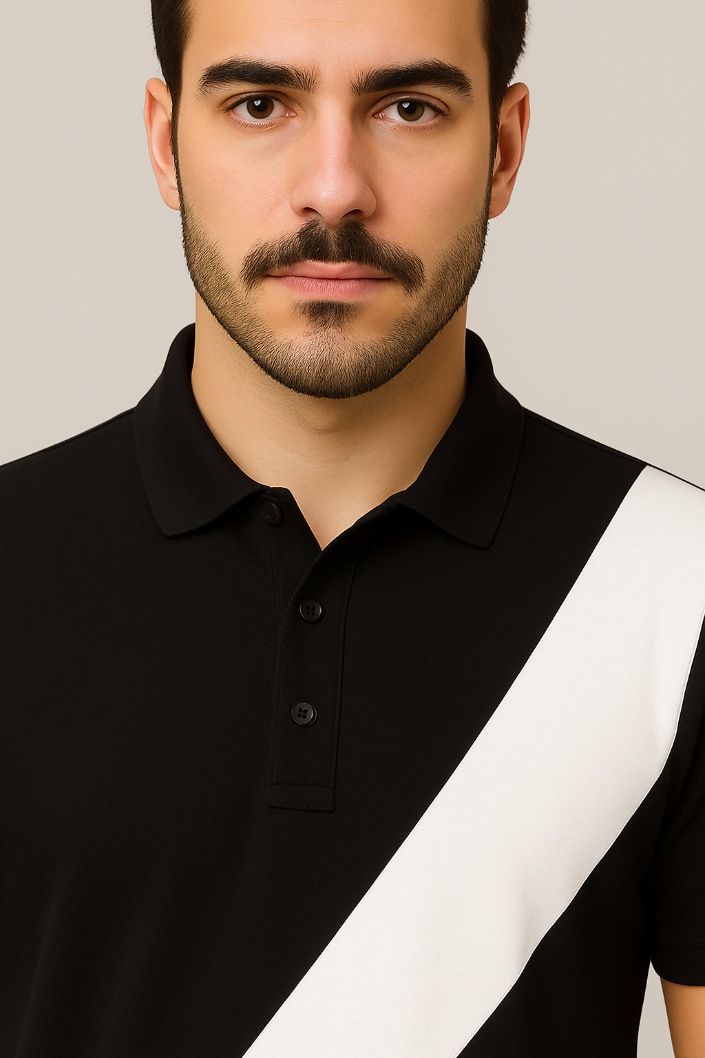 Cotton matty polo T-shirt