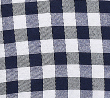 Shoppertree Navy Blue Checkered A-line dress