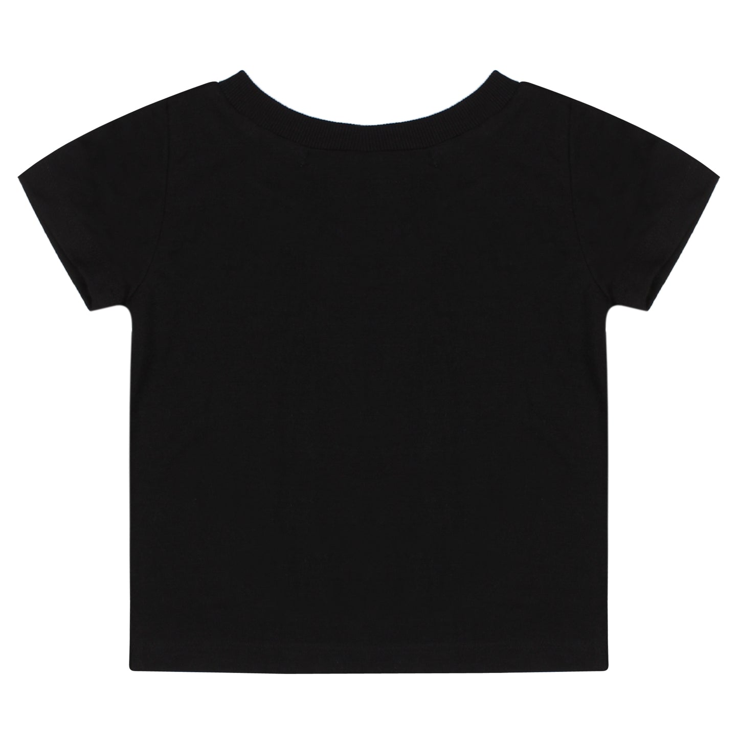 Shoppertree Solid black T-shirt