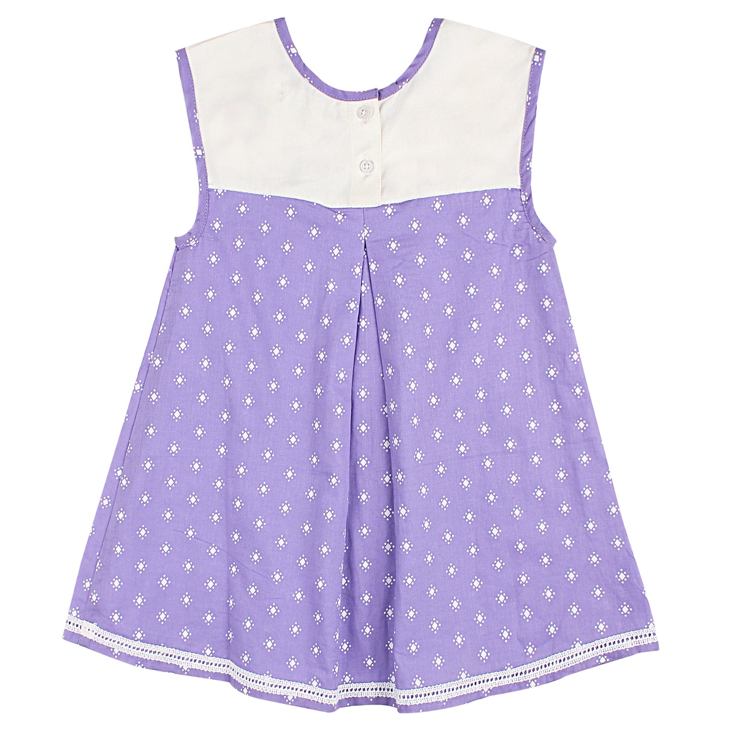 Shoppertree Purple Printed Aline Dress
