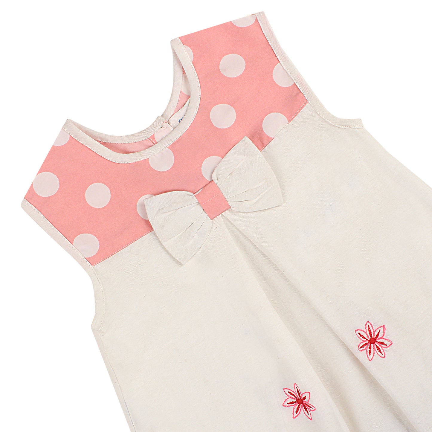 Shoppertree Beautiful Trendy A line Cream Dress