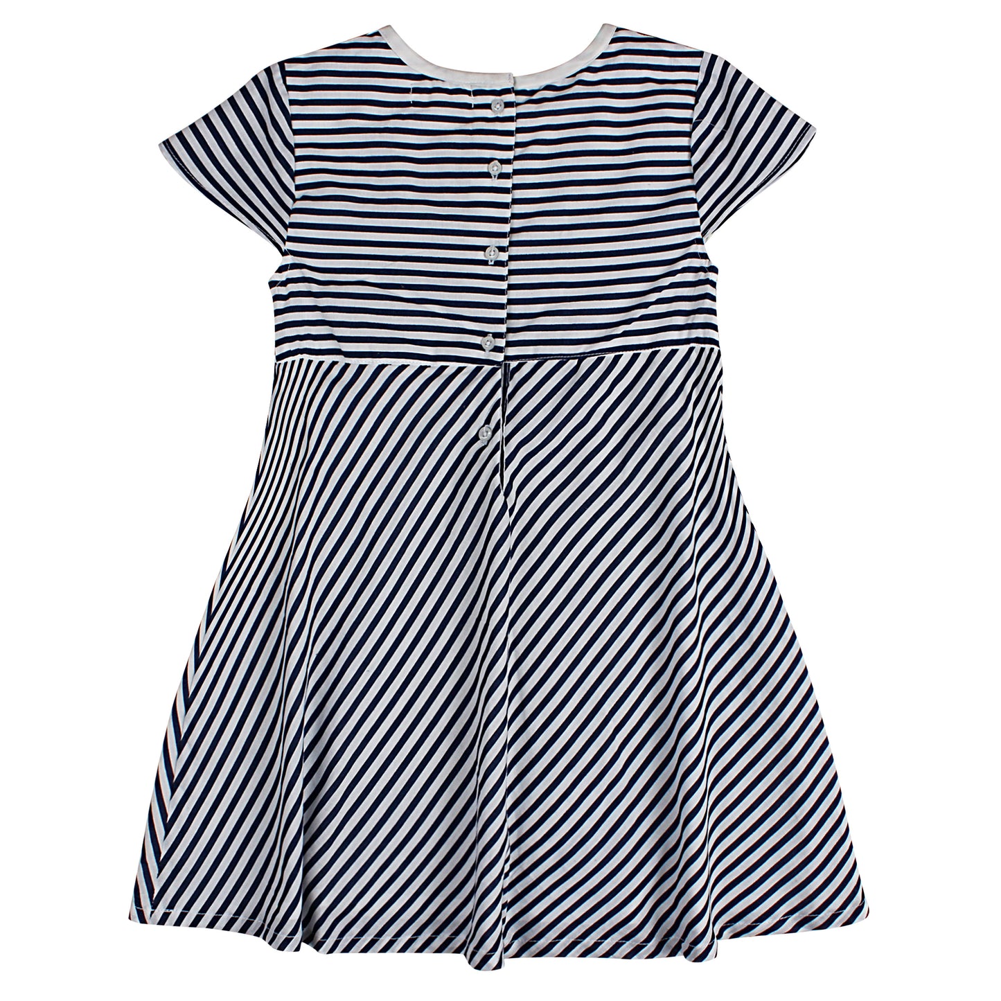 Shoppertree Blue Striped dress for Girls