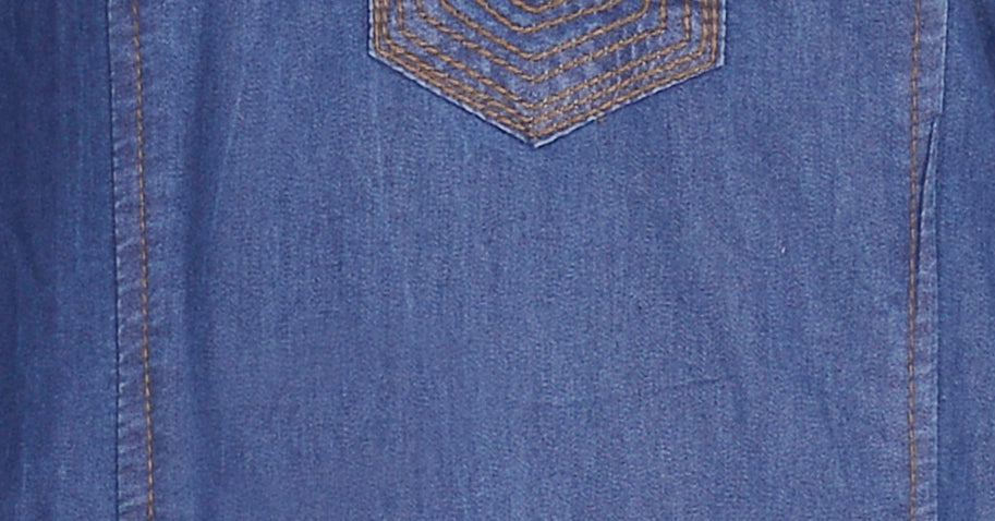 Shoppertree Blue Denim Kurta for Woman