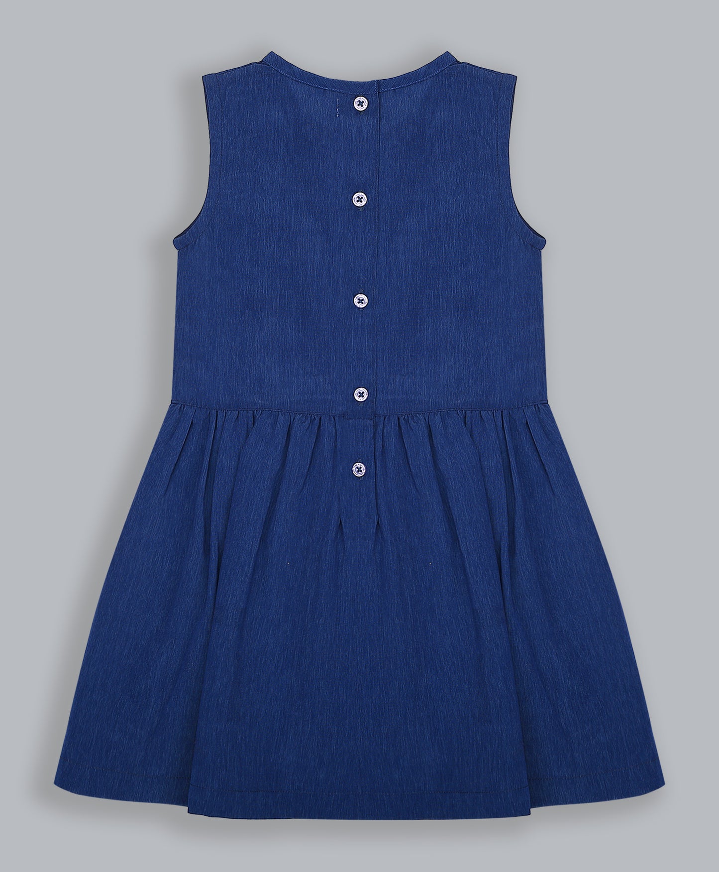 ShopperTree Royal Blue Round Neck Dress