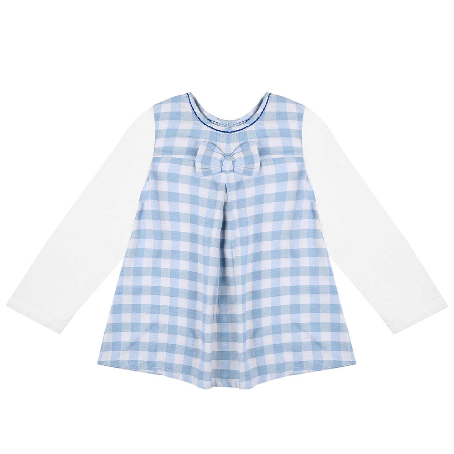 Shoppertree Light Blue Checkered dress
