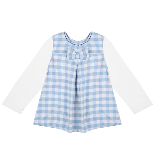 Shoppertree Light Blue Checkered dress
