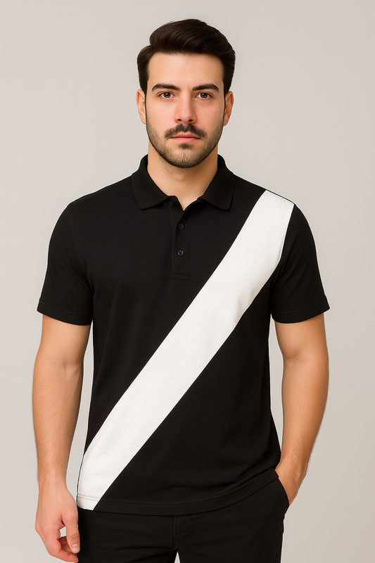 Cotton matty polo T-shirt