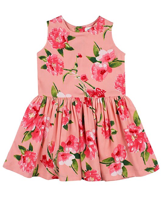 ShopperTree Golden Khari Print Dress