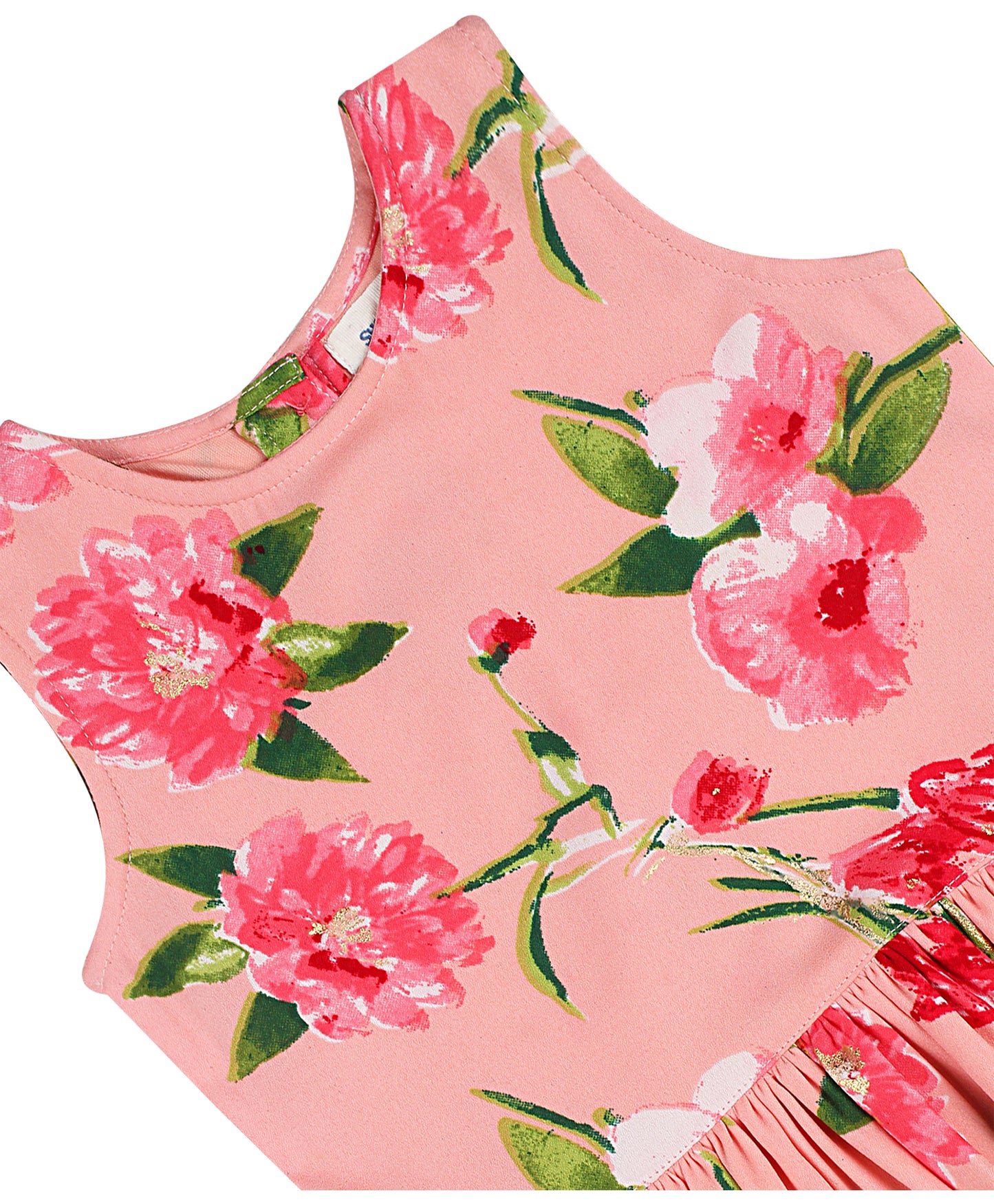 ShopperTree Golden Khari Print Dress