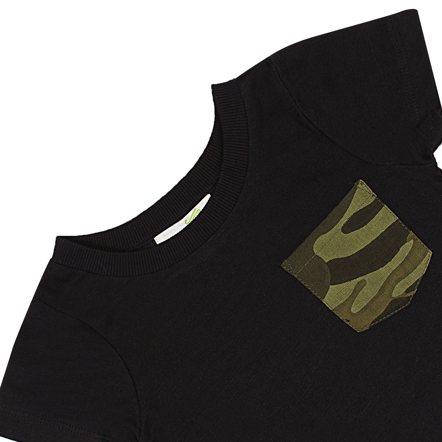 Shoppertree Solid black T-shirt