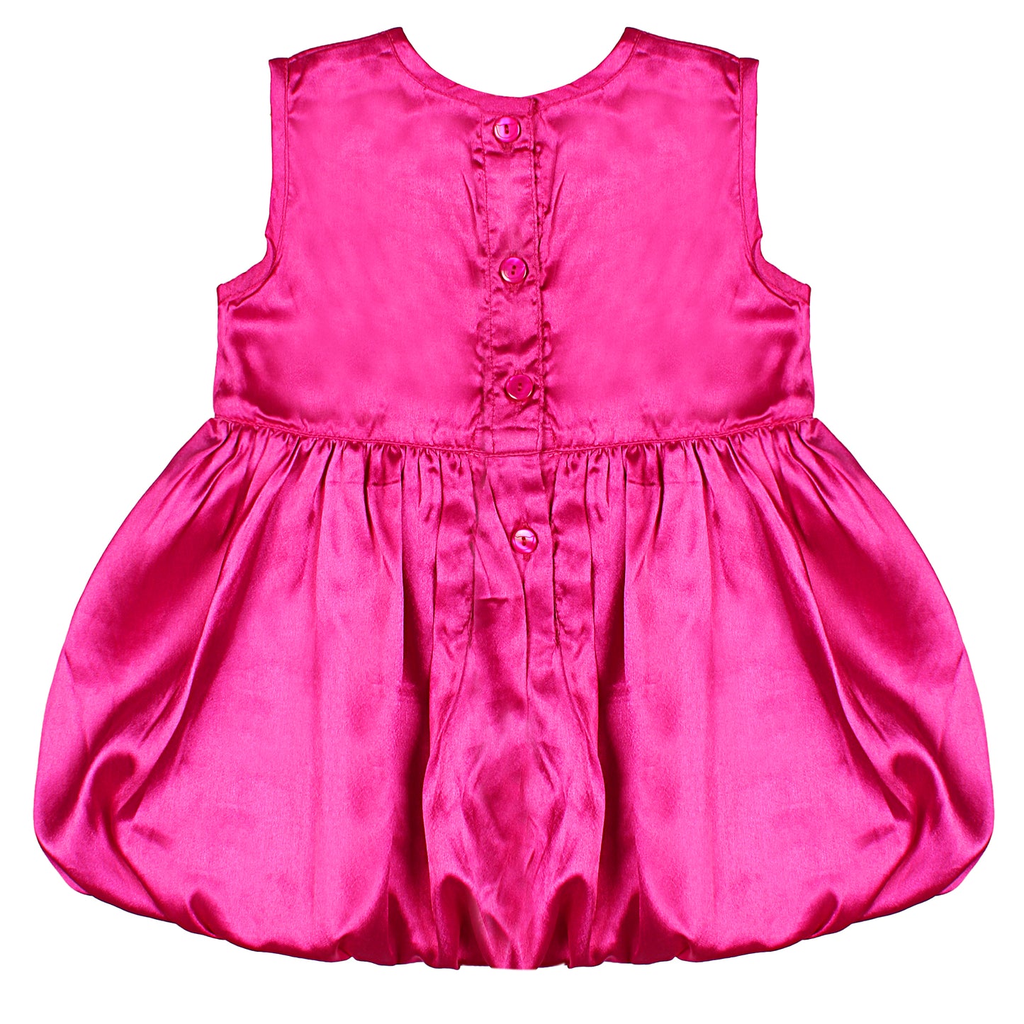 SHOPPERTREE Rani Pink Satin Party Dress – Rani