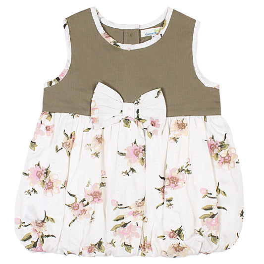 Shoppertree Floral Printed Midi Cotton dress