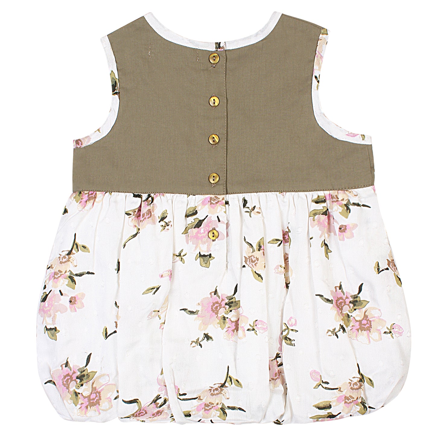 Shoppertree Floral Printed Midi Cotton dress