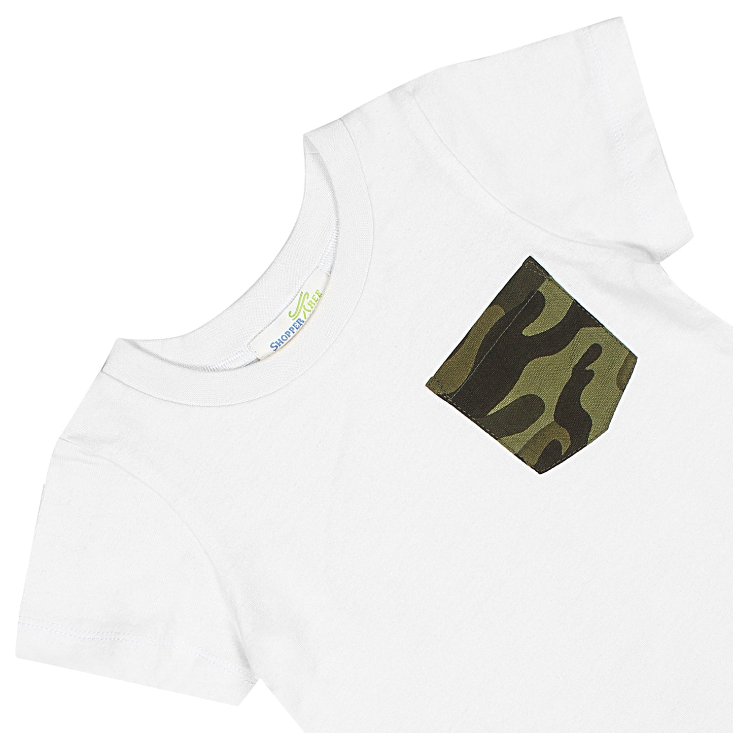 Shoppertree Solid white T-shirt