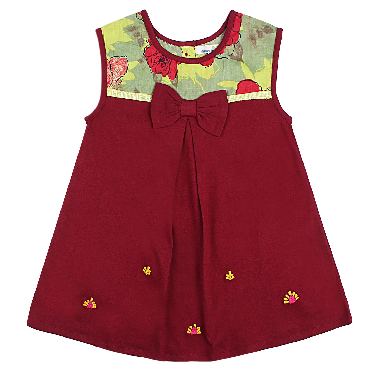 Shoppertree Maroon A line Dress
