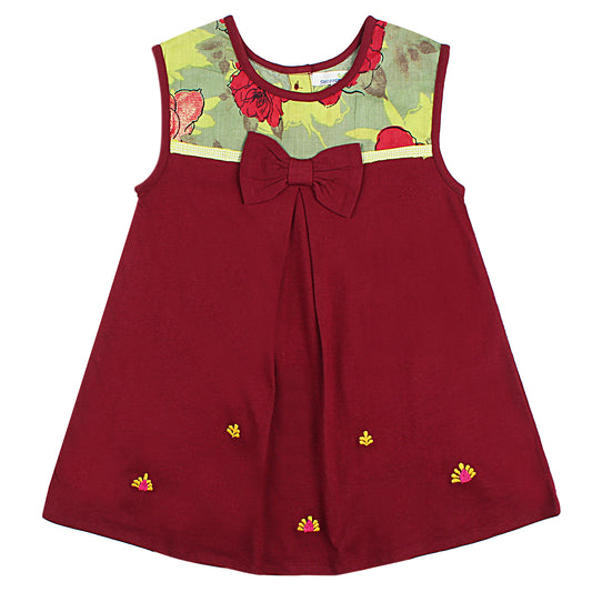 Shoppertree Maroon A line Dress