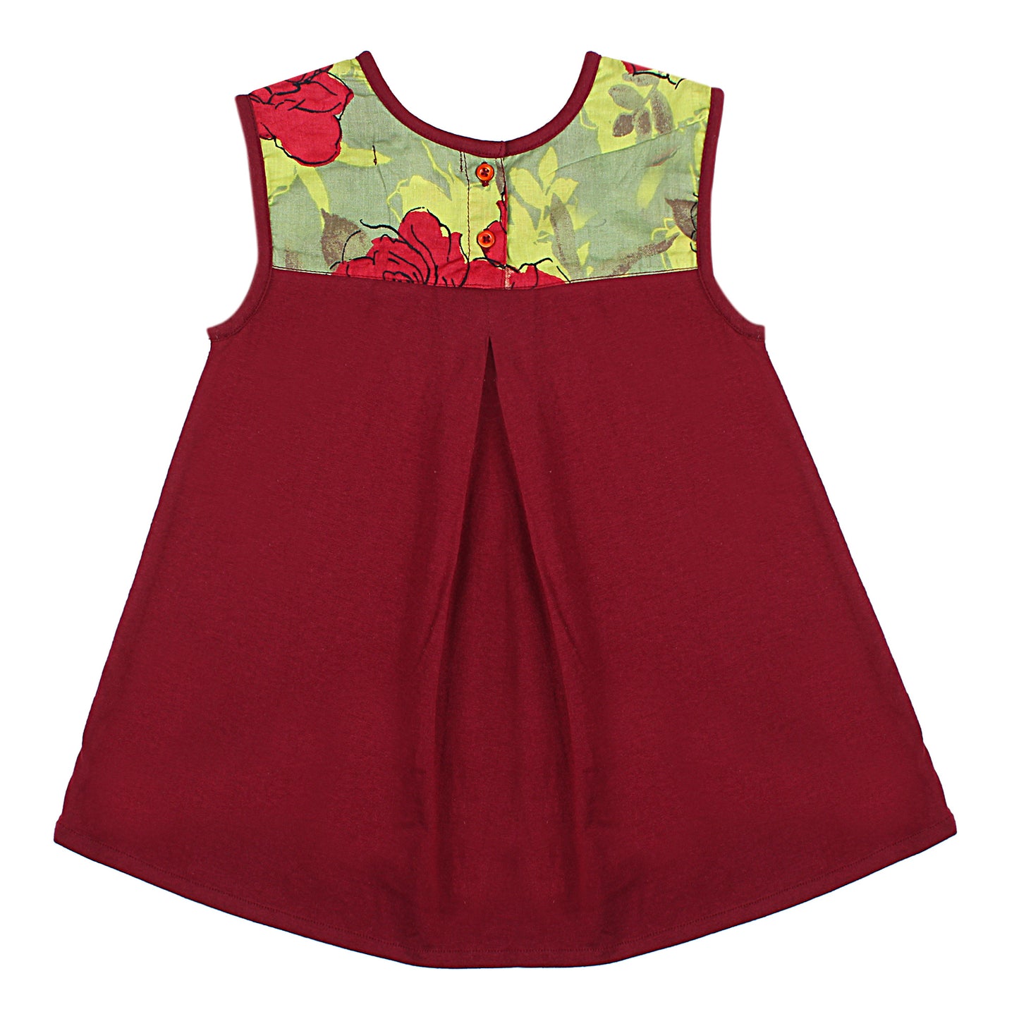 Shoppertree Maroon A line Dress