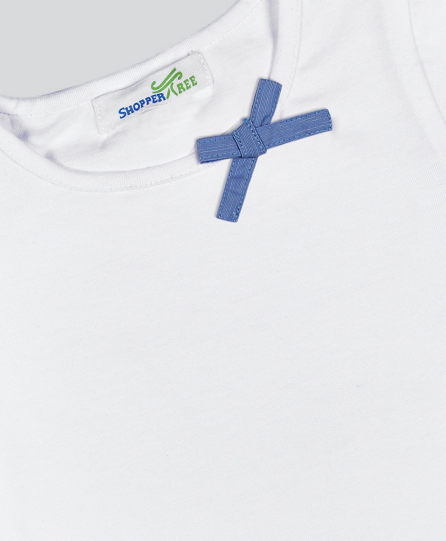 Shoppertree White Clothing set for girl's