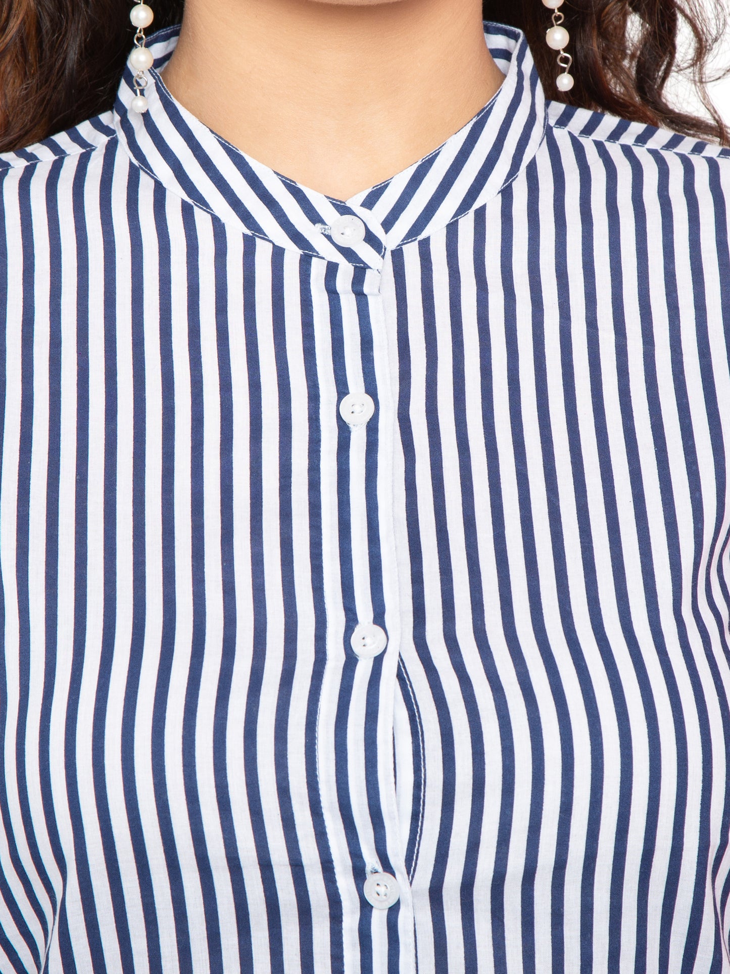 Shoppertree Pure Cotton Striped Top