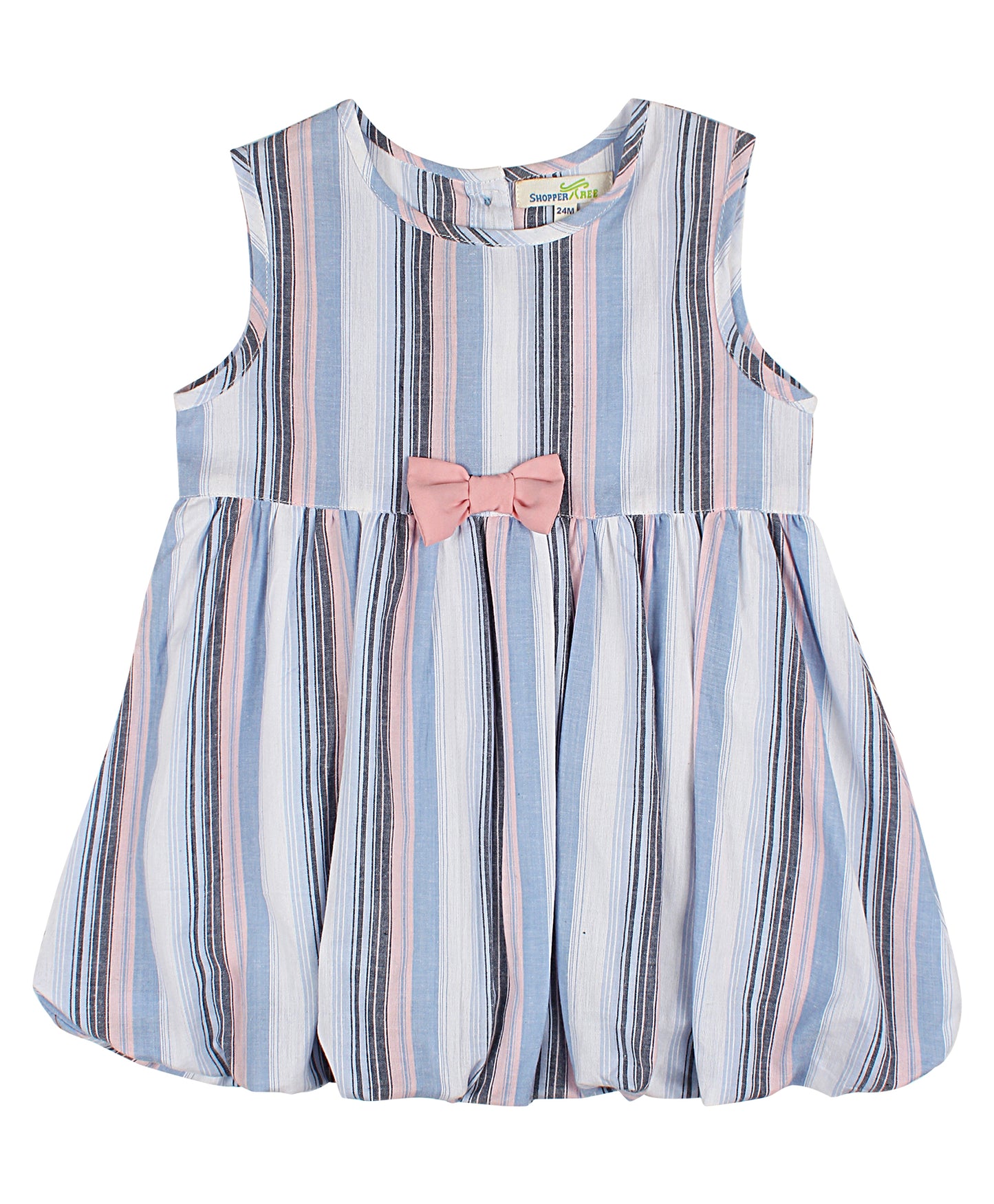 Shoppertree Striped casual dress for girl's