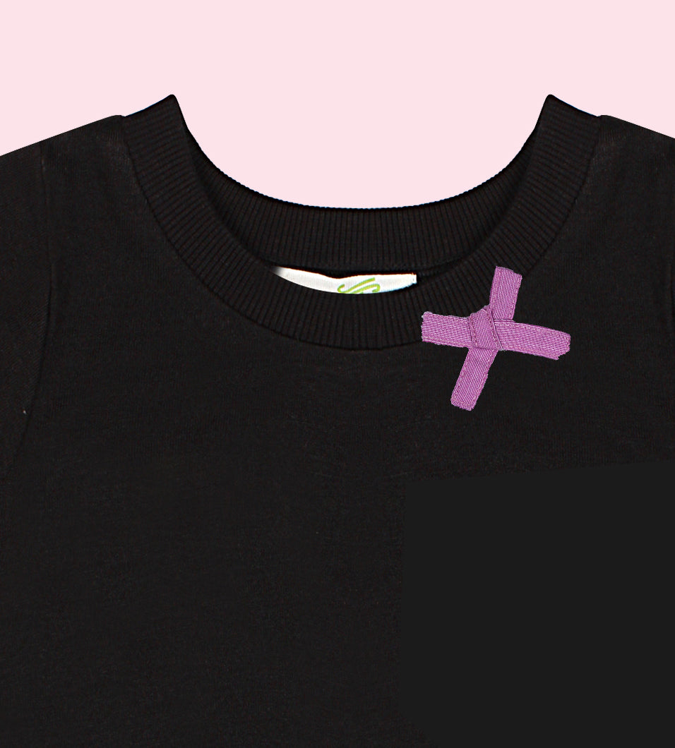 Shoppertree Light Pink Embroidered T-shirt and Short set