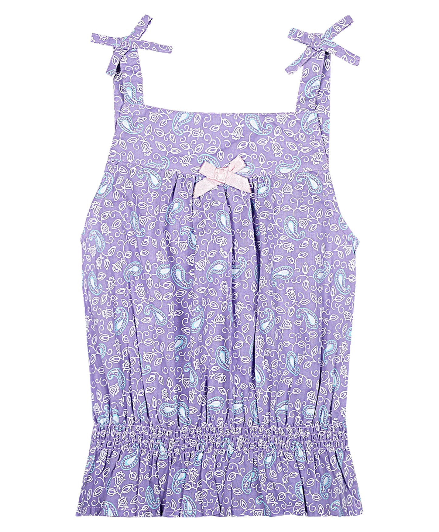 ShopperTree Purple Printed Top and Short Set