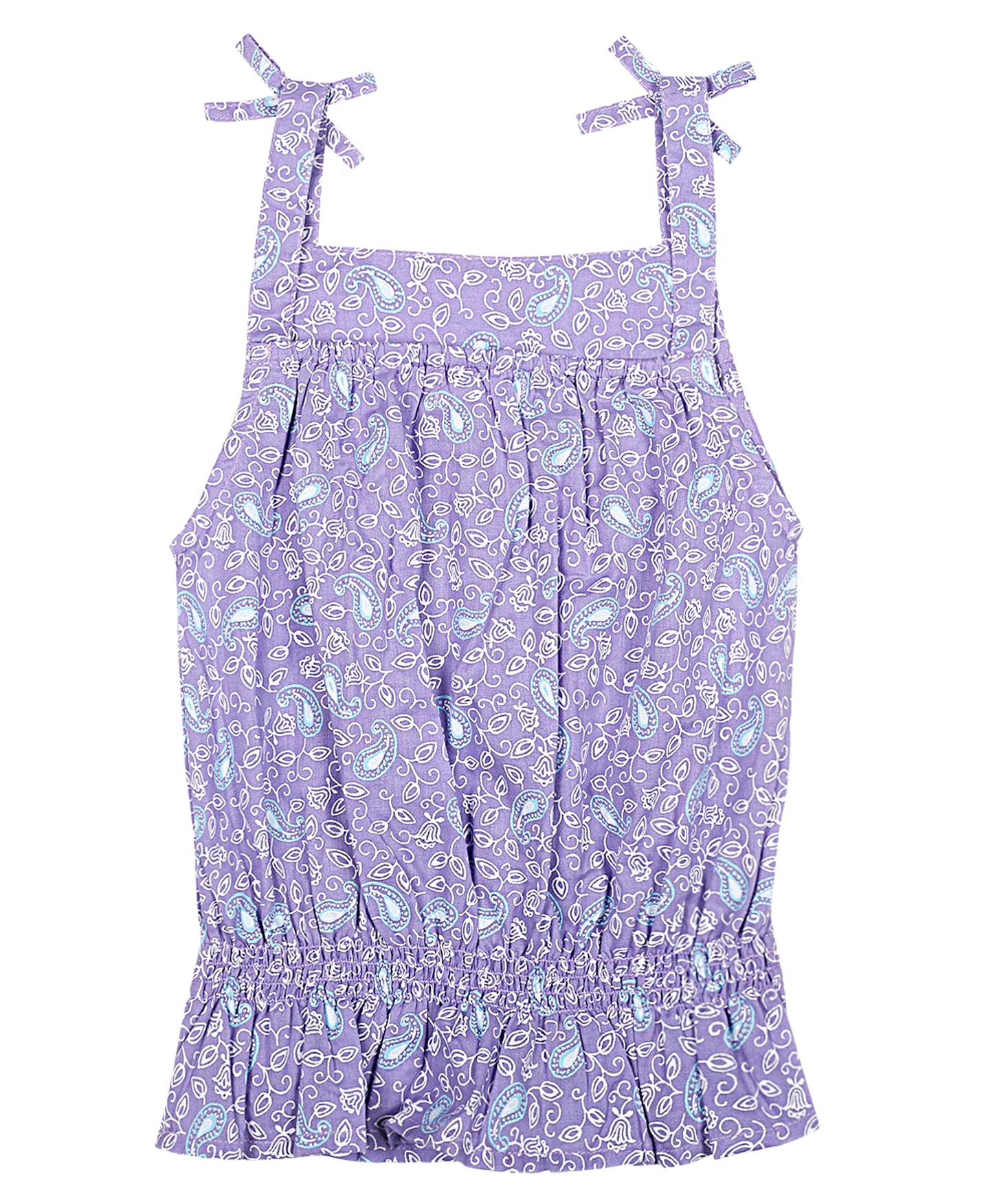 ShopperTree Purple Printed Top and Short Set